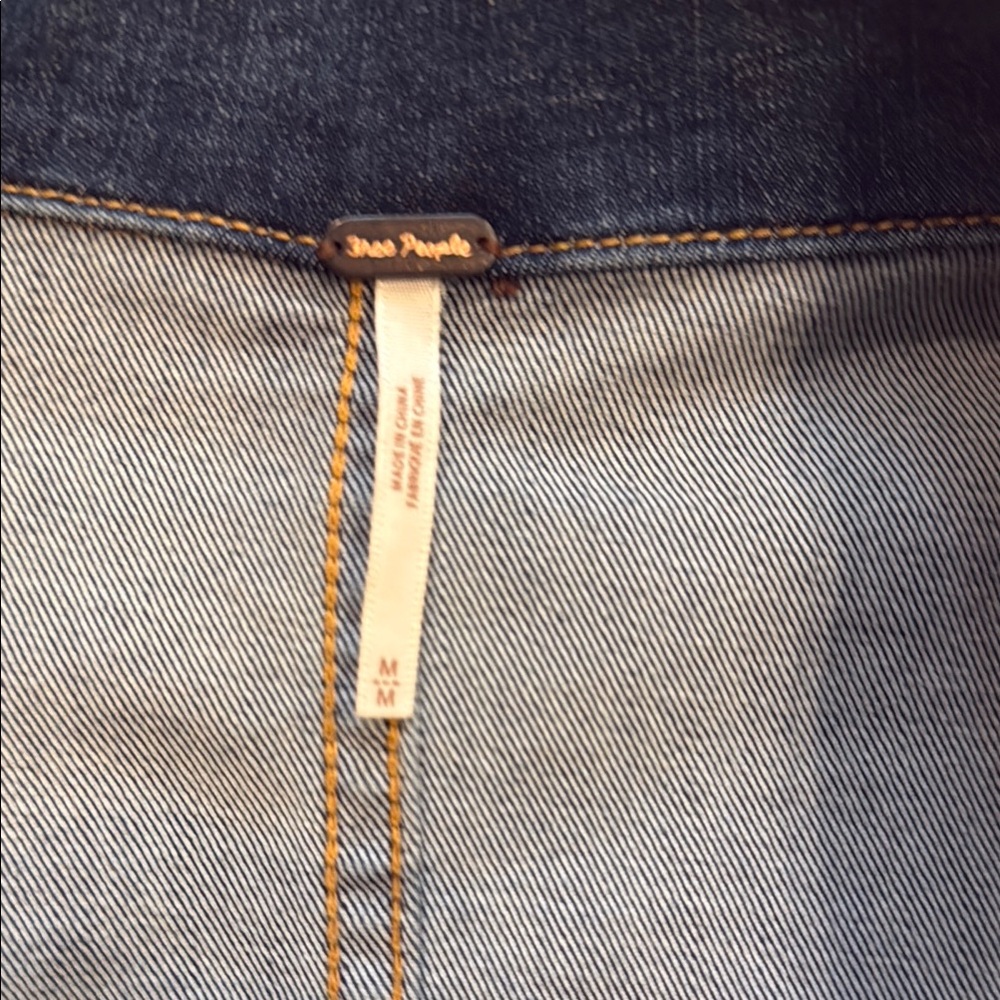 Free People Blue Denim Jumpsuit - Picture 3 of 6